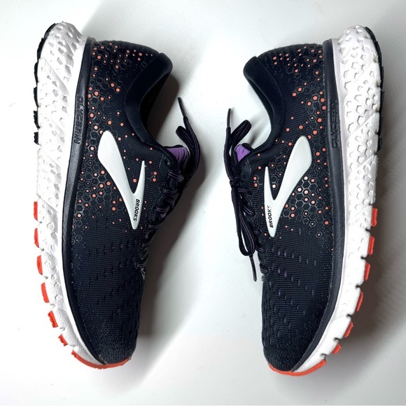 Brooks Women's Glycerin 17 Athletic Running Shoes - Black and Purple Size- 7 B - Picture 9 of 11